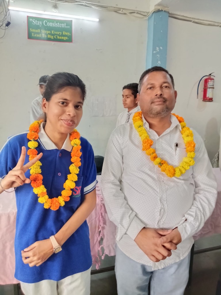 SRJ Academy students victory celebration